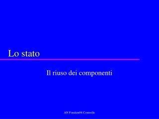 Lo stato