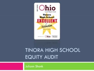 Tinora High School Equity Audit