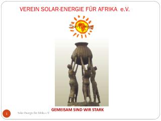 VEREIN SOLAR-ENERGIE FÜR AFRIKA e.V.