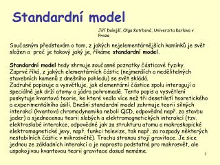 Standardní model