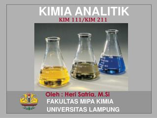 KIMIA ANALITIK