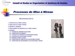 Processus de Mise à Niveau