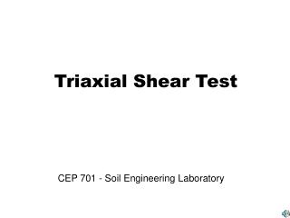 Triaxial Shear Test