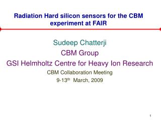Radiation Hard silicon sensors for the CBM experiment at FAIR
