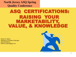 North Jersey ASQ Spring Quality Conference