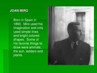 JOAN MIRO