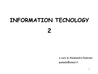 INFORMATION TECNOLOGY 2