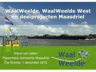 WaalWeelde, WaalWeelde West en deelprojecten Maasdriel