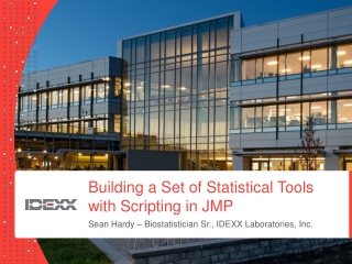Building a Set of Statistical Tools with Scripting in JMP