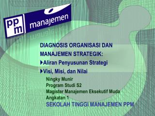 Ningky Munir Program Studi S2 Magister Manajemen Eksekutif Muda Angkatan 1