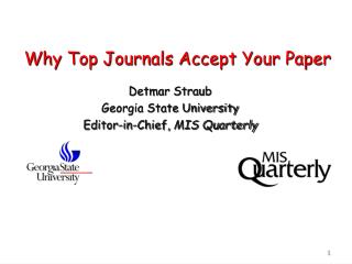 Why Top Journals Accept Your Paper