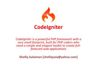 CodeIgniter