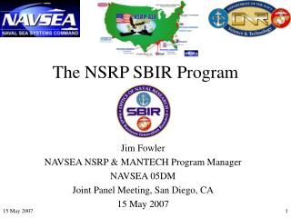 The NSRP SBIR Program