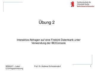 Übung 2