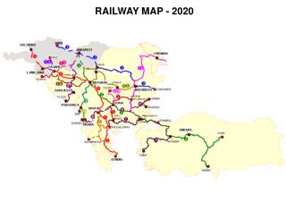RAILWAY MAP - 2020