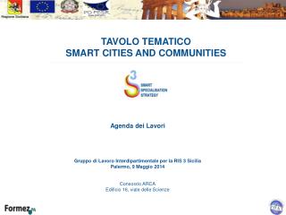 TAVOLO TEMATICO SMART CITIES AND COMMUNITIES