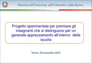 Ministero dell ’ Istruzione, dell ’ Università e della Ricerca