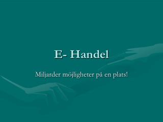 E- Handel