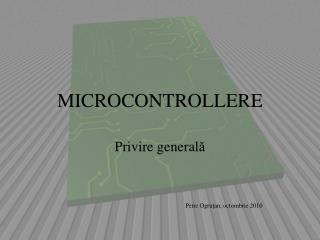 MICROCONTROLLERE