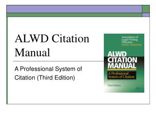 ALWD Citation Manual