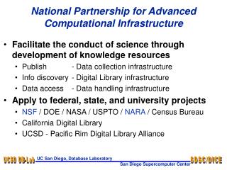 National Partnership for Advanced Computational Infrastructure