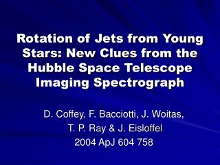 Rotation of Jets from Young Stars: New Clues from the Hubble Space Telescope Imaging Spectrograph