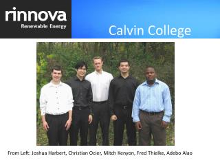 From Left: Joshua Harbert, Christian Ocier, Mitch Kenyon, Fred Thielke, Adebo Alao