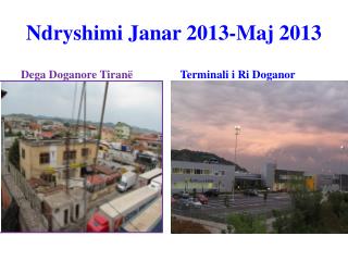 Ndryshimi Janar 2013-Maj 2013