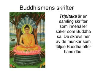 Buddhismens skrifter