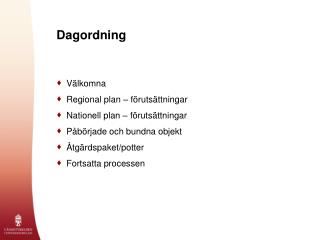 Dagordning