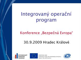 Integrovaný operační program