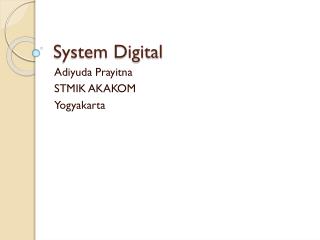 System Digital