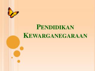 Pendidikan Kewarganegaraan