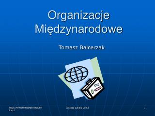 Organizacje Międzynarodowe