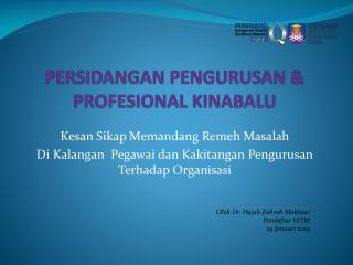 PERSIDANGAN PENGURUSAN &amp; PROFESIONAL KINABALU