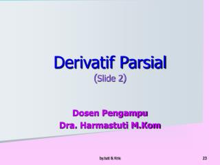 Derivatif Parsial ( Slide 2 )