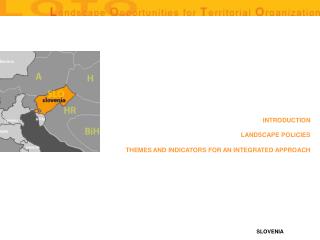 THEMES AND INDICATORS FOR AN INTEGRATED APPROACH