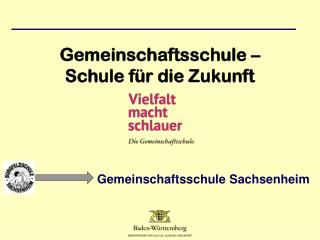 Gemeinschaftsschule – Schule für die Zukunft