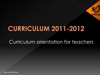 CURRICULUM 2011-2012