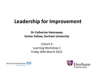 Leadership for Improvement