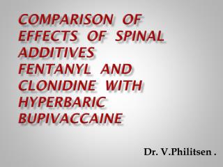 Dr. V.Philitsen .