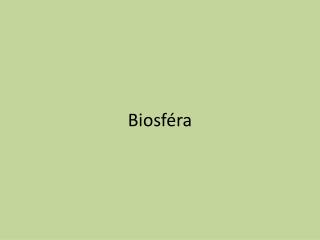 Biosféra