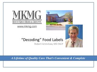 “Decoding” Food Labels