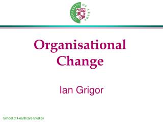 Organisational Change