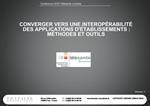 CONVERGER VERS UNE INTEROP RABILIT DES APPLICATIONS D TABLISSEMENTS : M THODES ET OUTILS