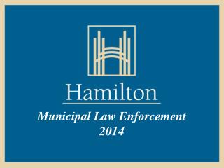 Municipal Law Enforcement 2014