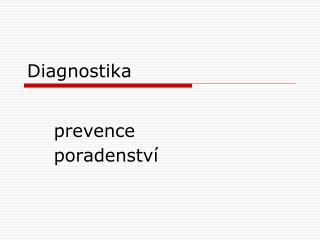 Diagnostika