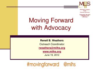 Moving Forward with Advocacy