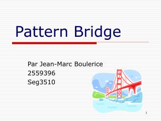 Pattern Bridge