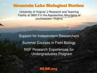 Mountain Lake Biological Station